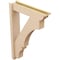 Ekena Millwork 6-in W x 26-in D x 38-in H Balboa Trad Rough Cedar Woodgrain TimberThane Outlooker, Primed Tan OUTUR060X26X38BOA04RCPR - alternate 3